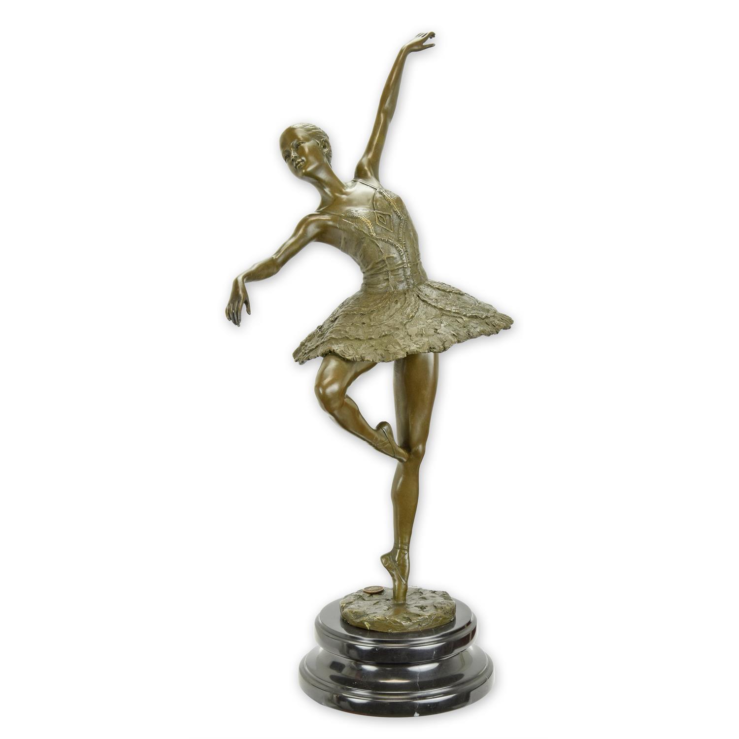 bronze ballerina shoes